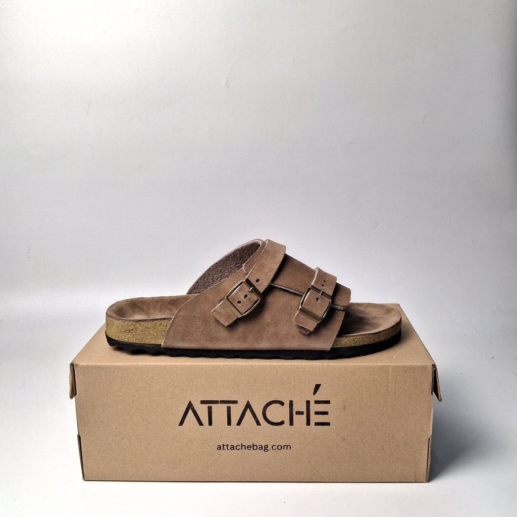 Size 45 - Double Buckle "Mocha V1”