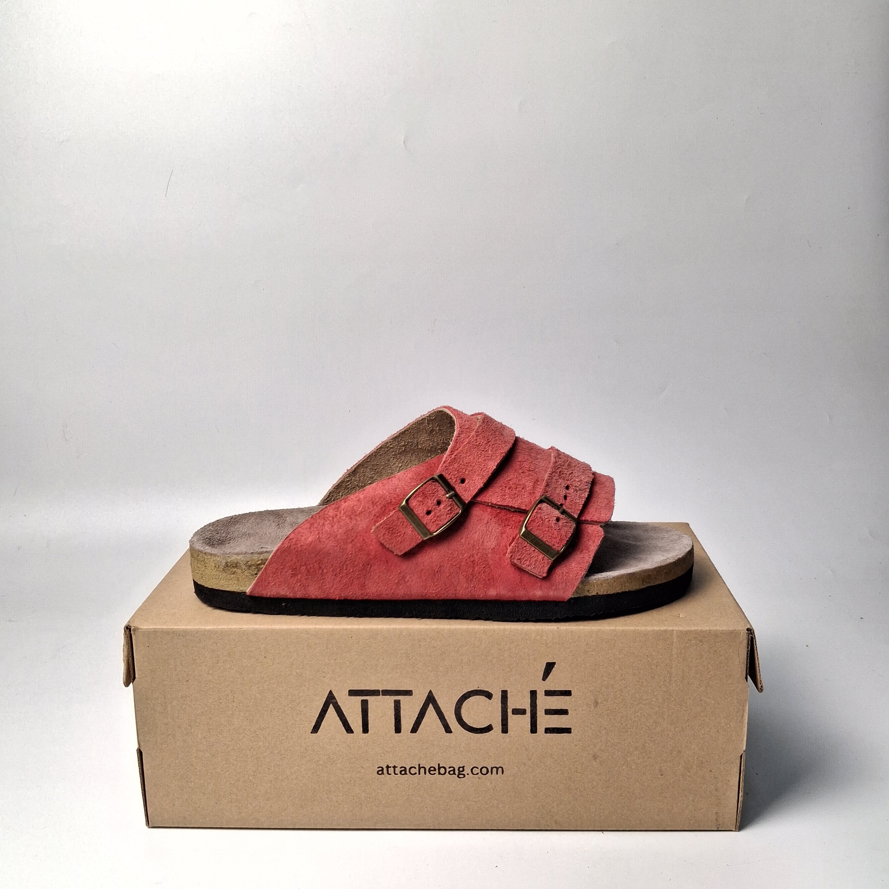 Size 44, 45 - Double Buckle "Dried Rose"