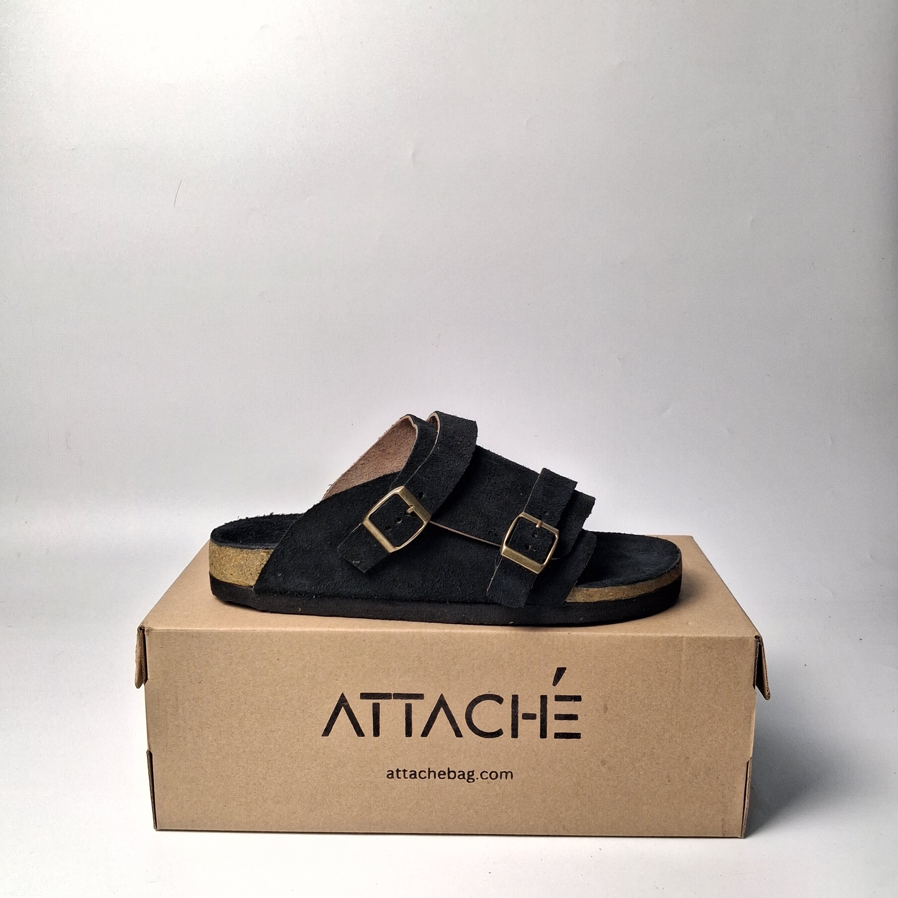 Size 42, 45 - Double Buckle "Blackout"