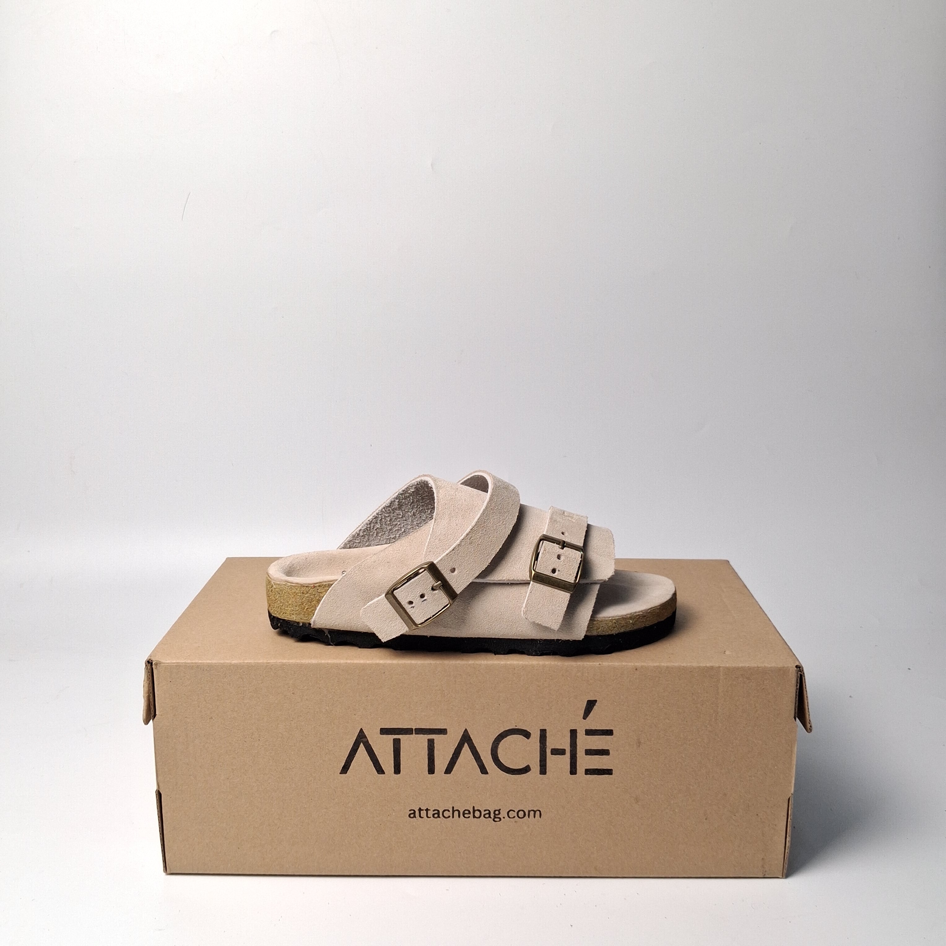 Size 35 - Double Buckle "Beige"