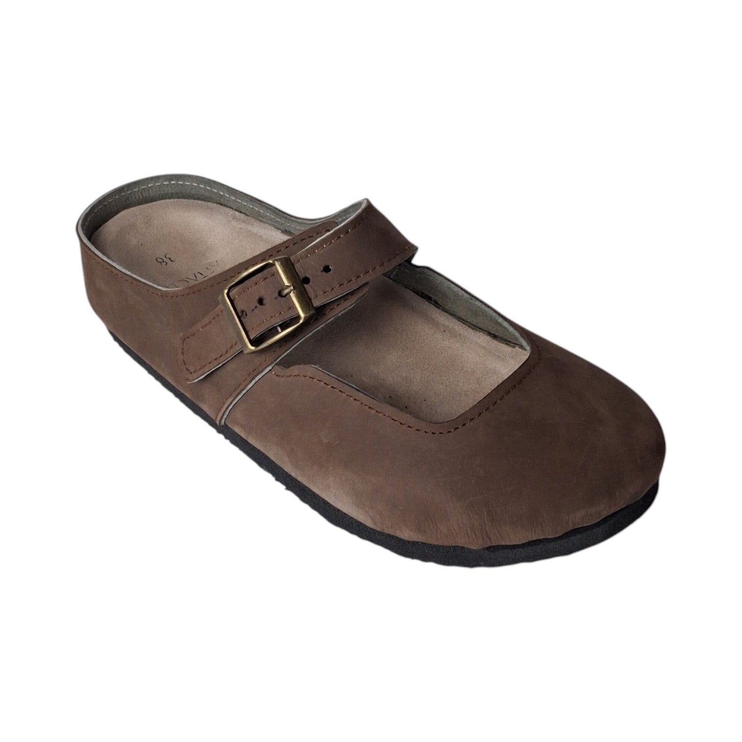 Merry Jane Clogs V1 Mocha Napa Leather
