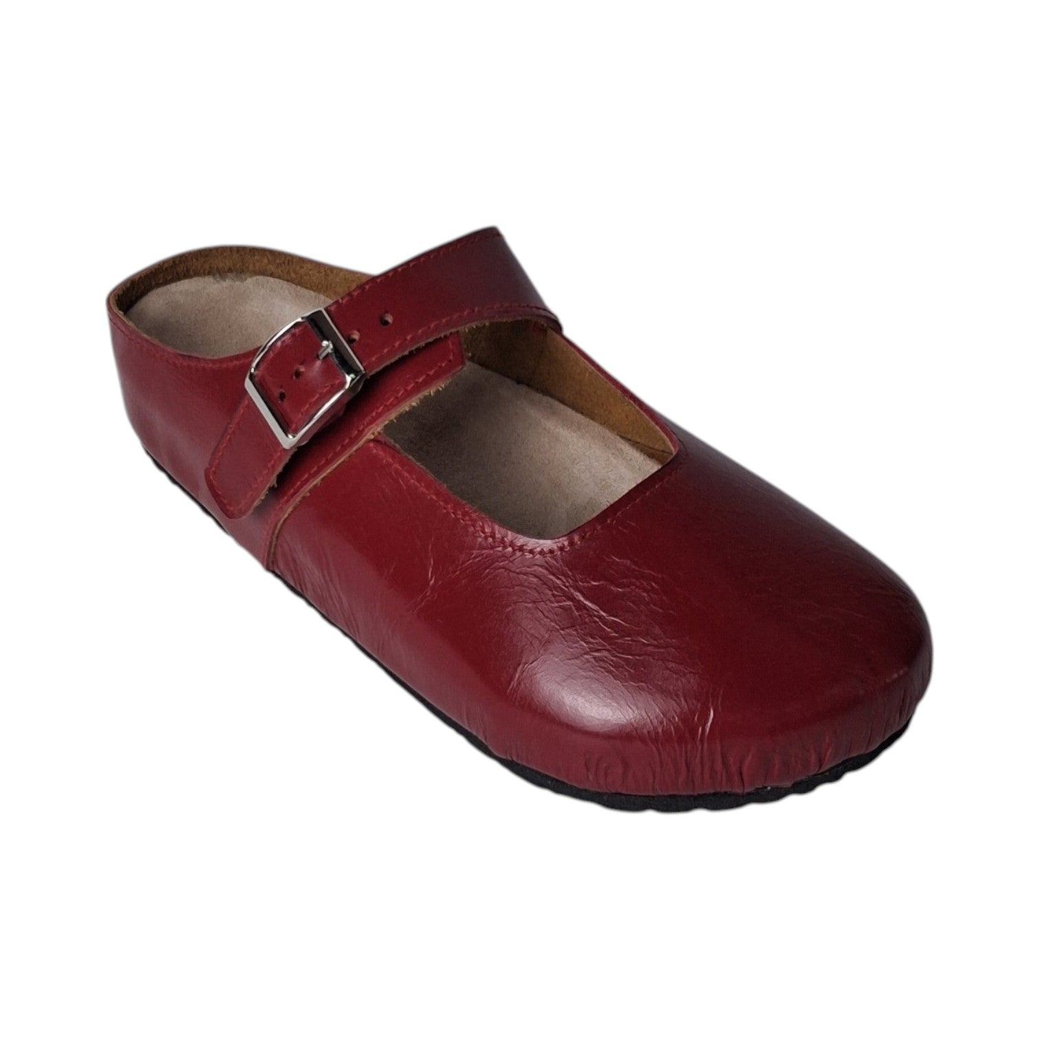 Merry Jane Clogs V1 Scarlet Red Napa Leather