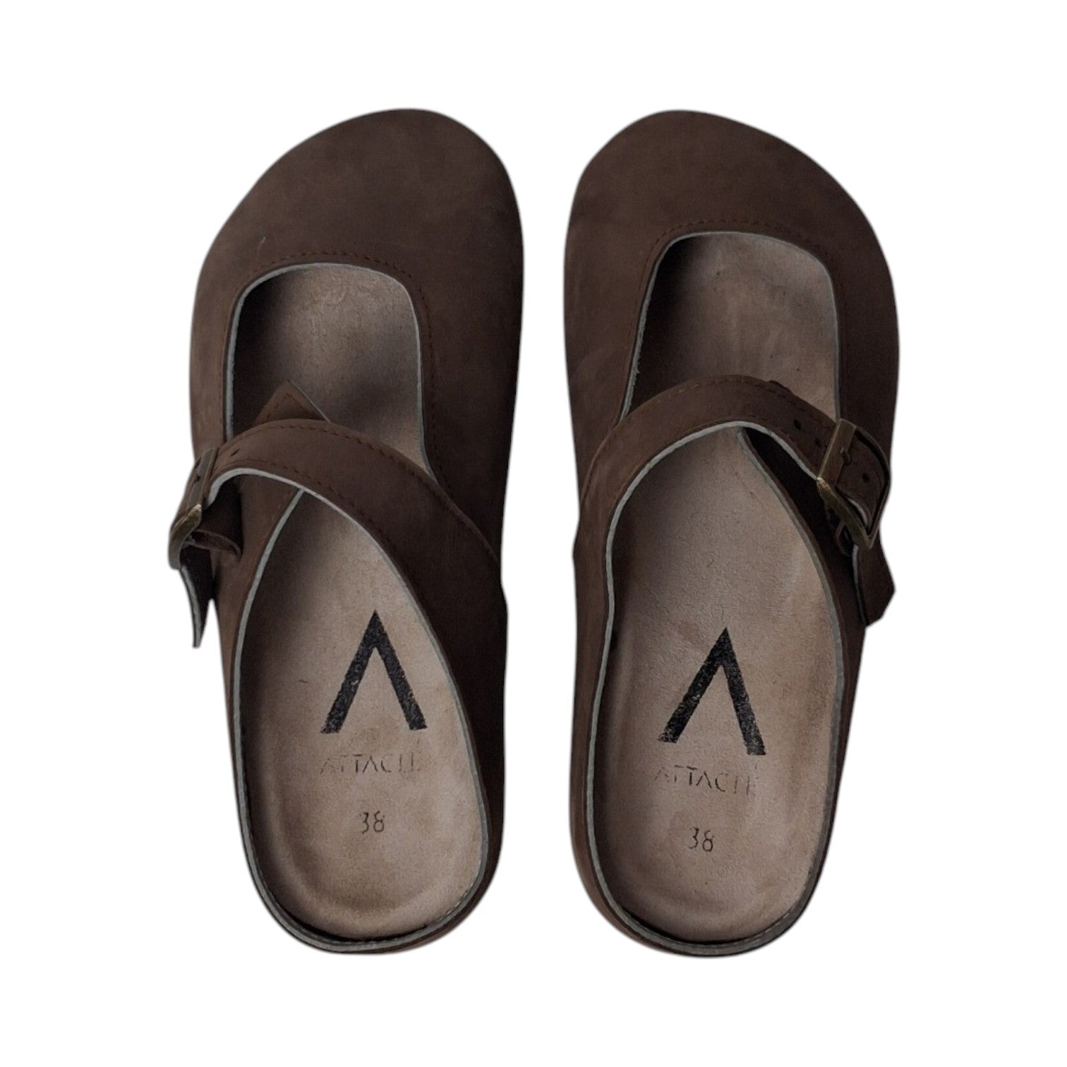 Merry Jane Clogs V1 Mocha Napa Leather