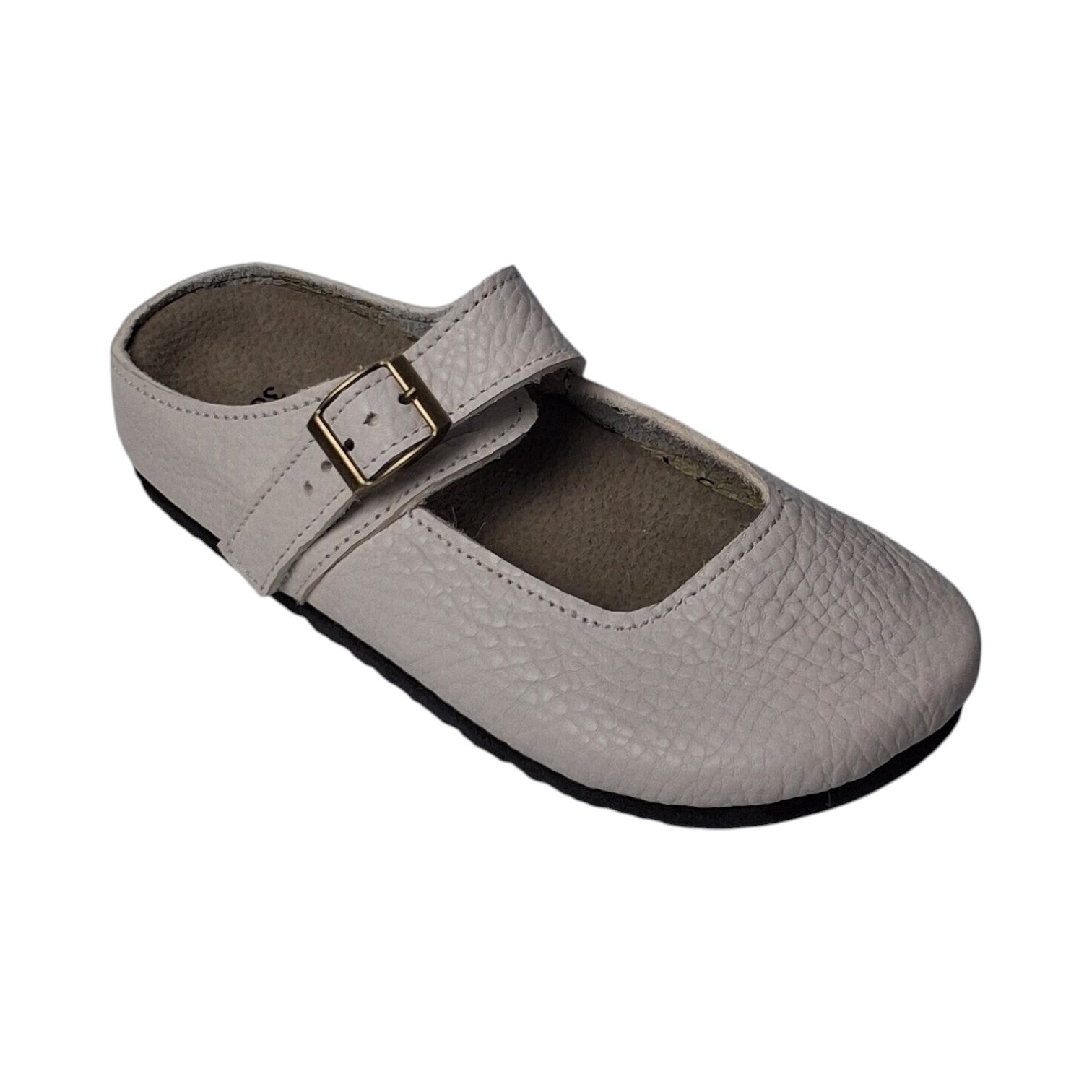 Merry Jane Clogs V1 White Grain Leather