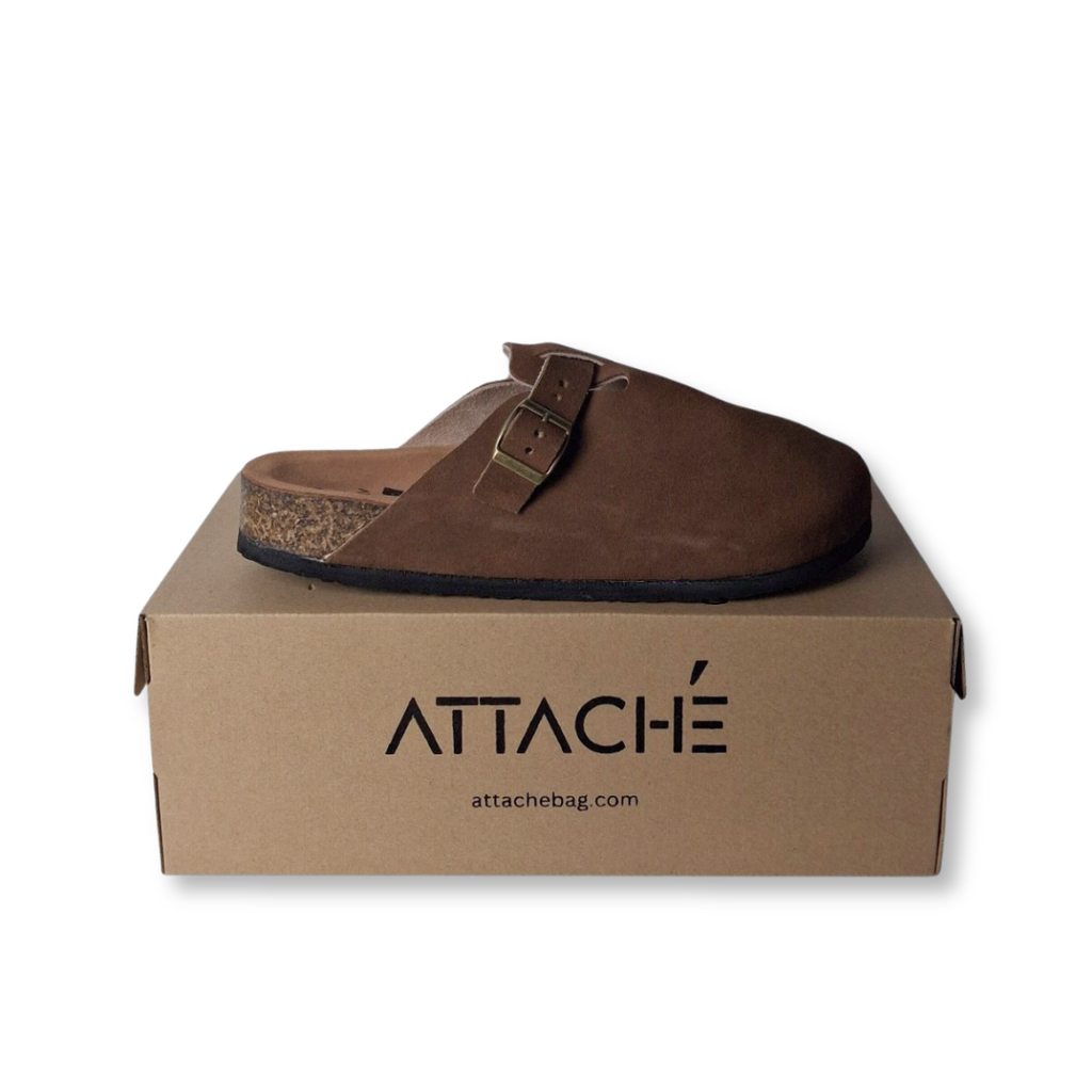 Size 39, 40 - Clogs Mocha Napa Leather