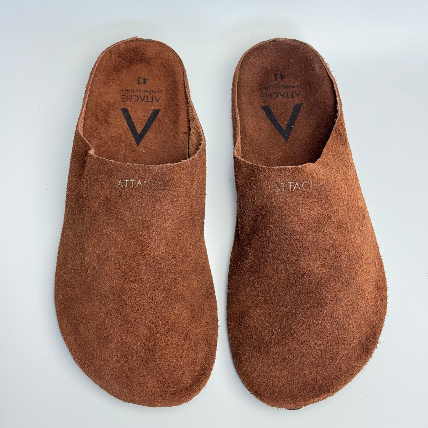Mule Soft Suede Leather “Pecan”