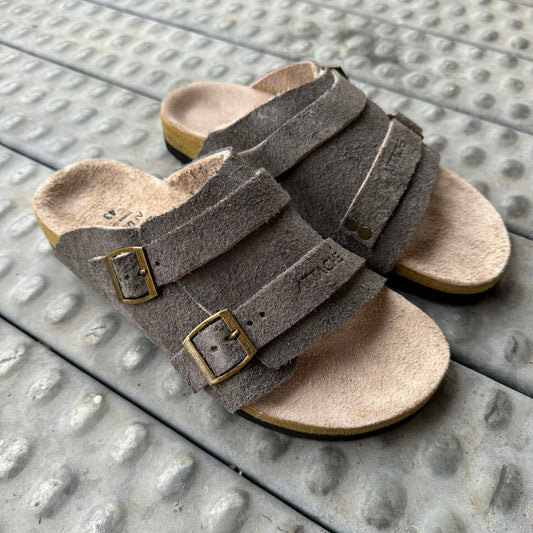 Limited Edition: Passeo Double Buckle “Gray/Taupe”