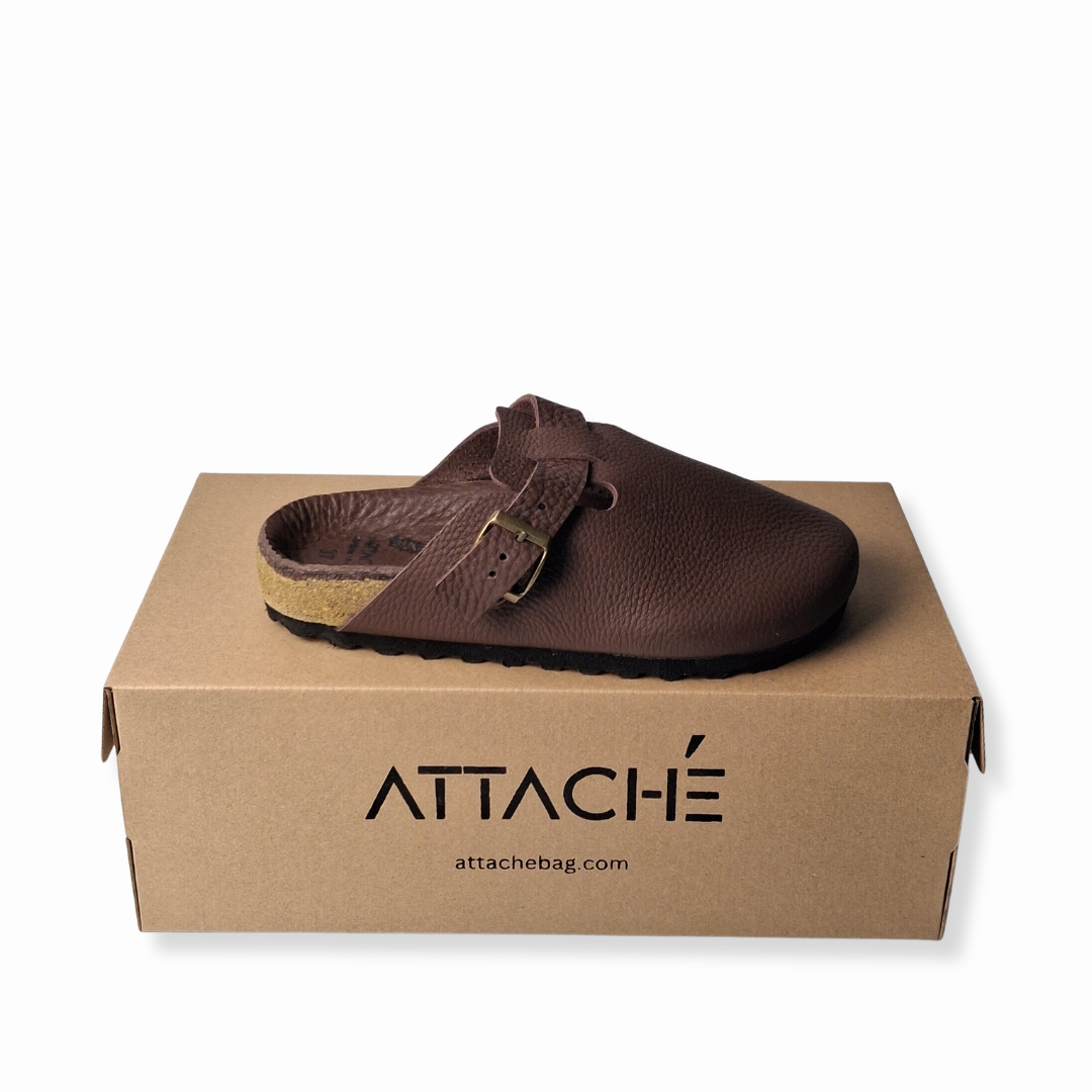 SIZE 37 ONLY: Choco Clogs Genuine Full Grain Leather