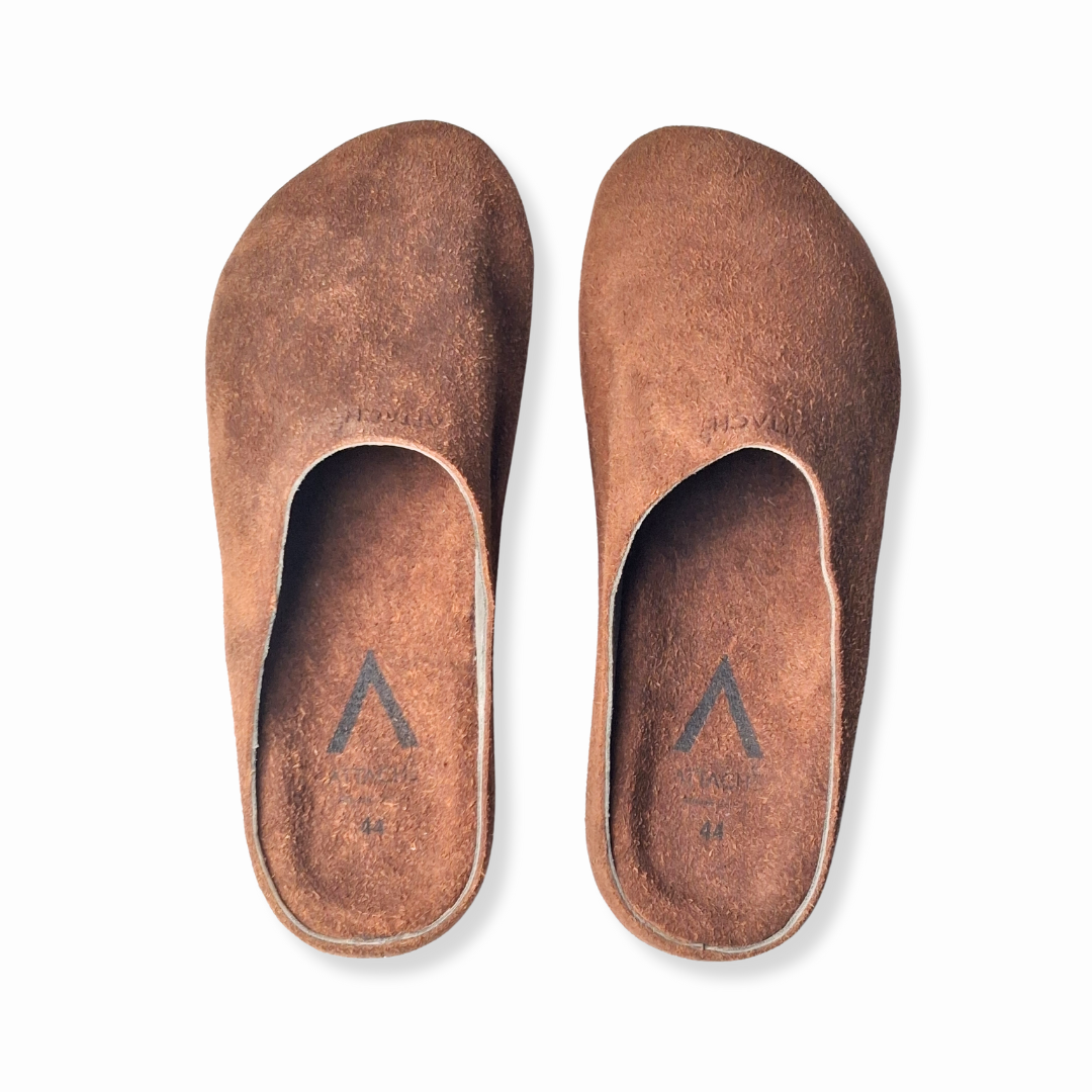 Pecan MULE Genuine Bovine Leather