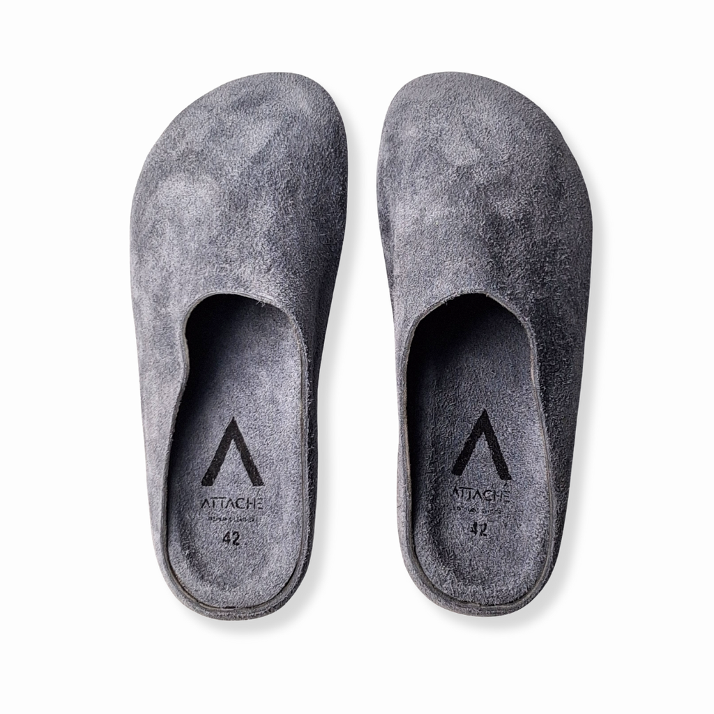 LAST PAIR SALE: Size 35 Spruce Blue MULE Genuine Bovine Leather