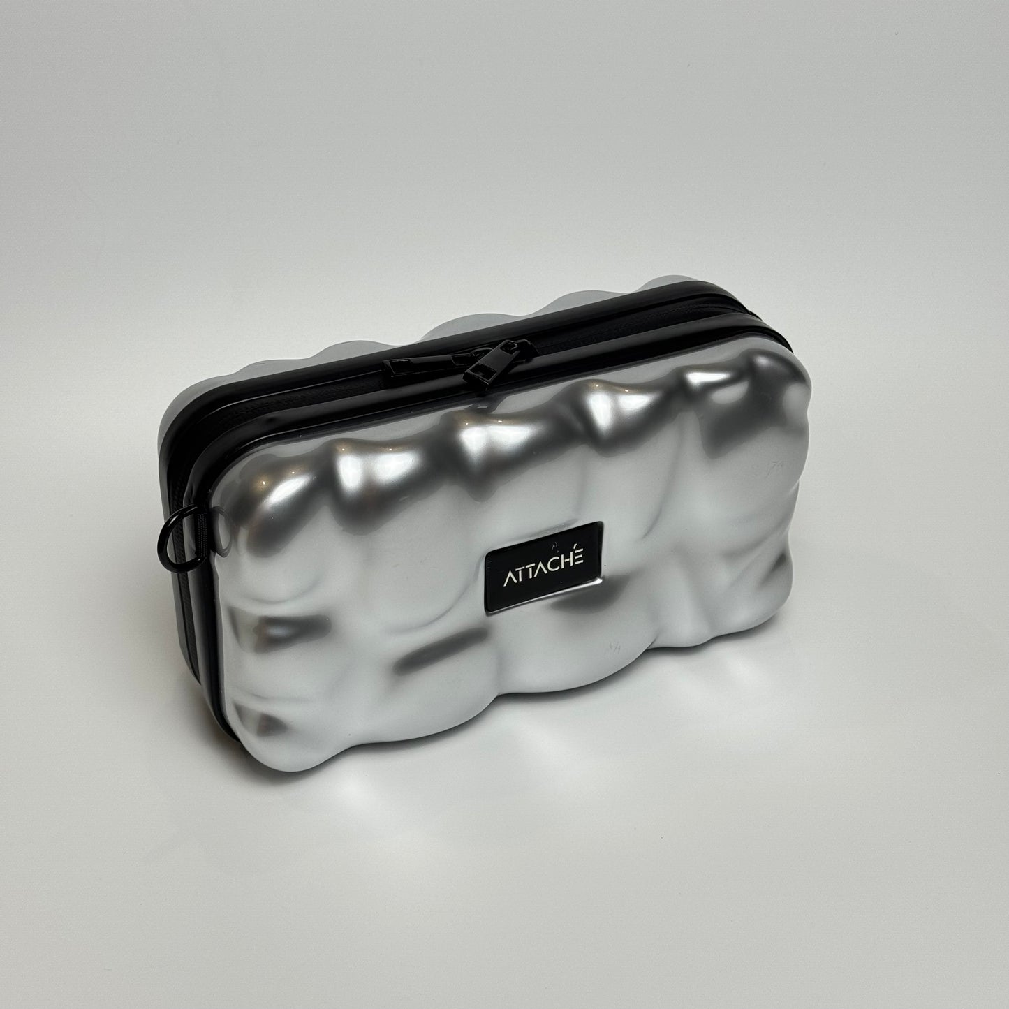 Silver Bubble Mini Luggage Bag