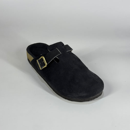 Clogs Premium Genuine Leather Slip-on "Blackout"