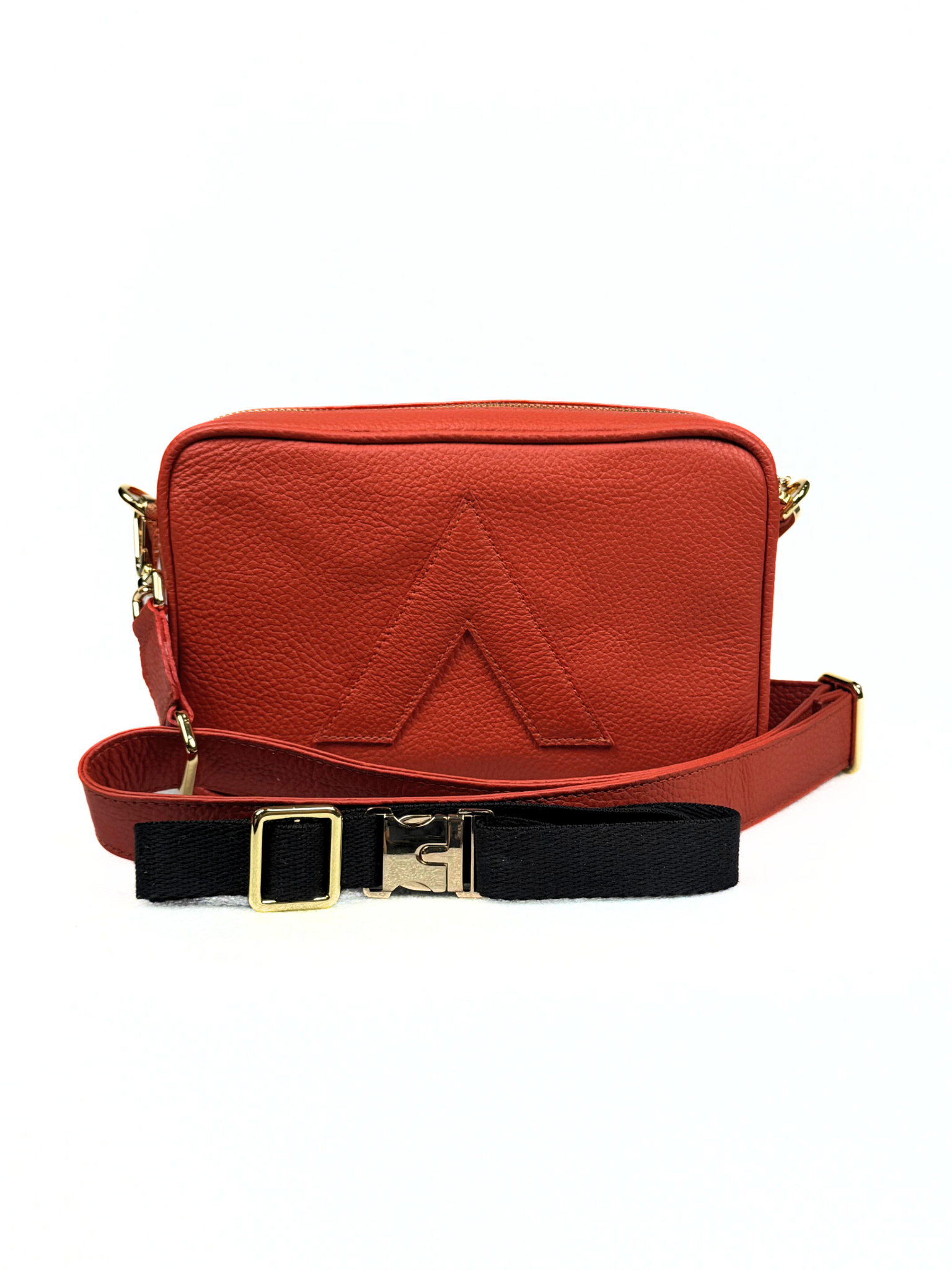 SALE: Attaché CNVRT Convertible  3-in-1 Genuine Leather Bag in Orange