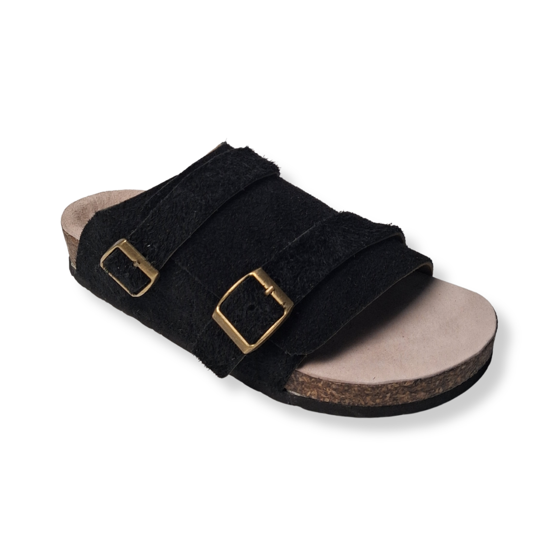 Passeo Double Buckle 2026 "Black Suede"