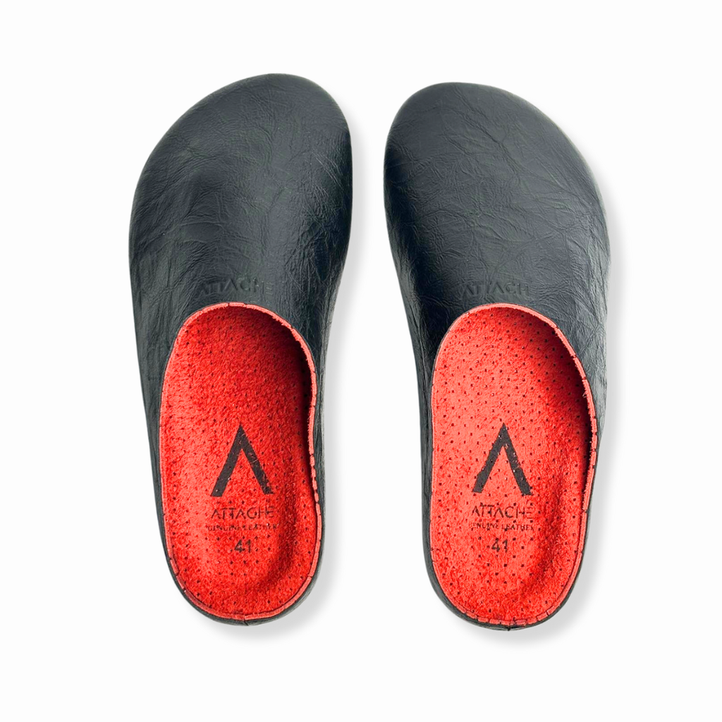 Crumpled Bred MULE Genuine Bovine Leather