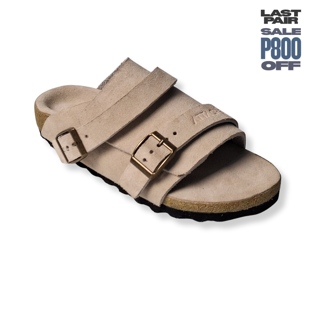 Size 35 - Double Buckle "Beige"