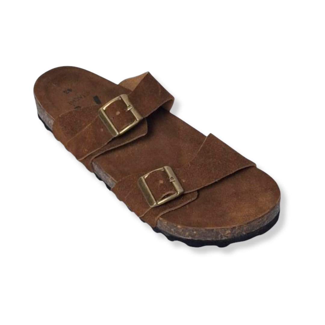 Mondeau Tobacco Brown Suede Leather Slipon