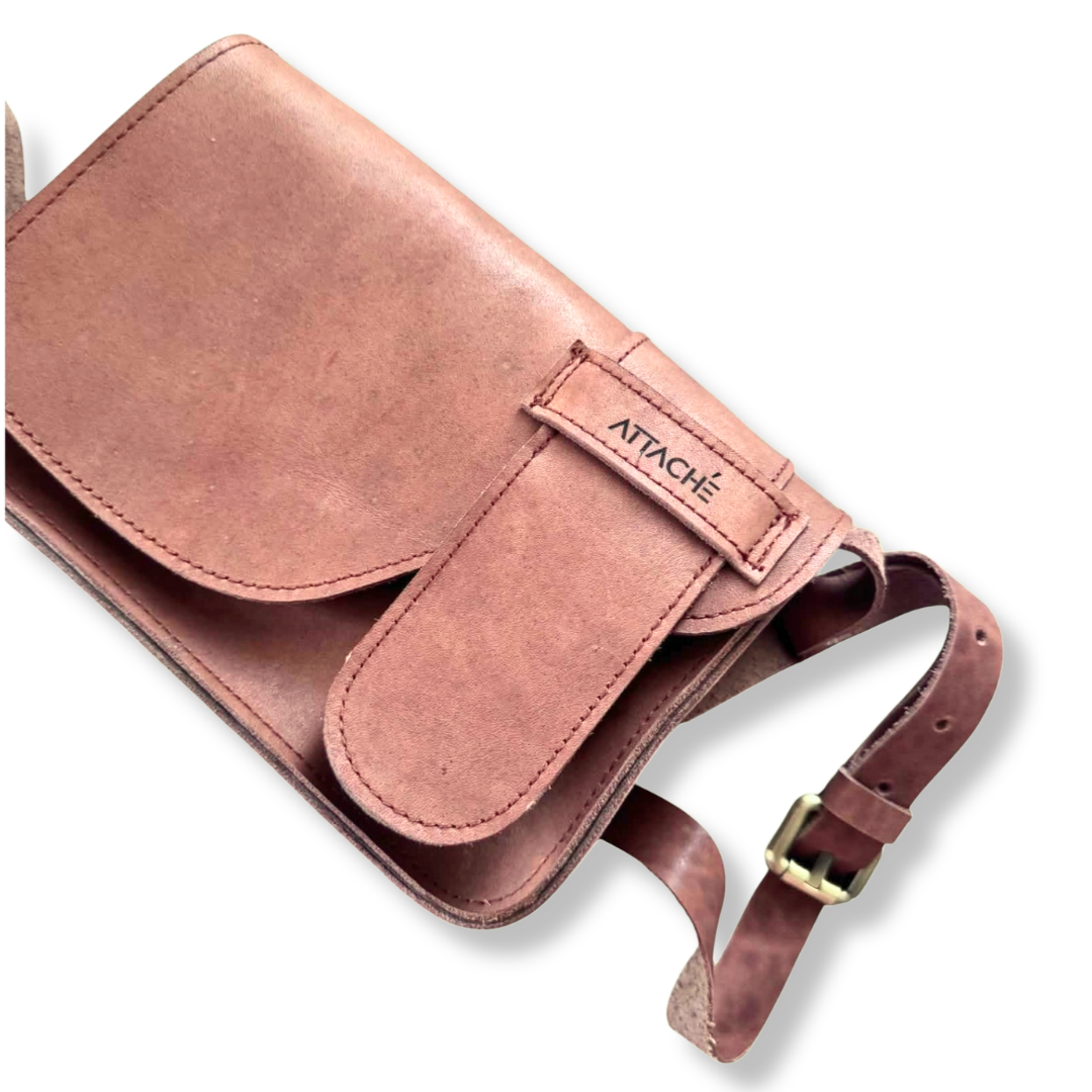 PREORDER: Attaché Old Tan Leather Set