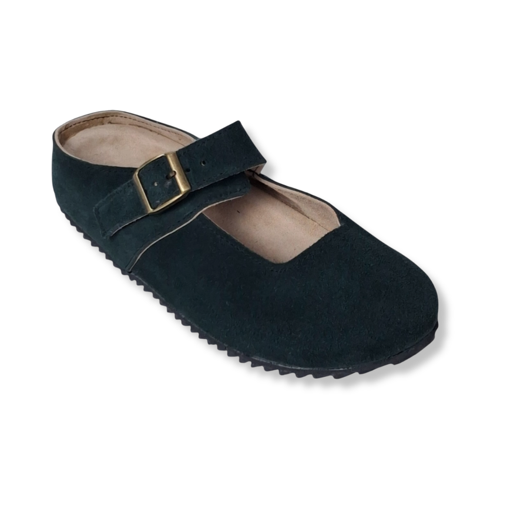 MJ Clogs V2 Non-Slip Emerald Suede Leather