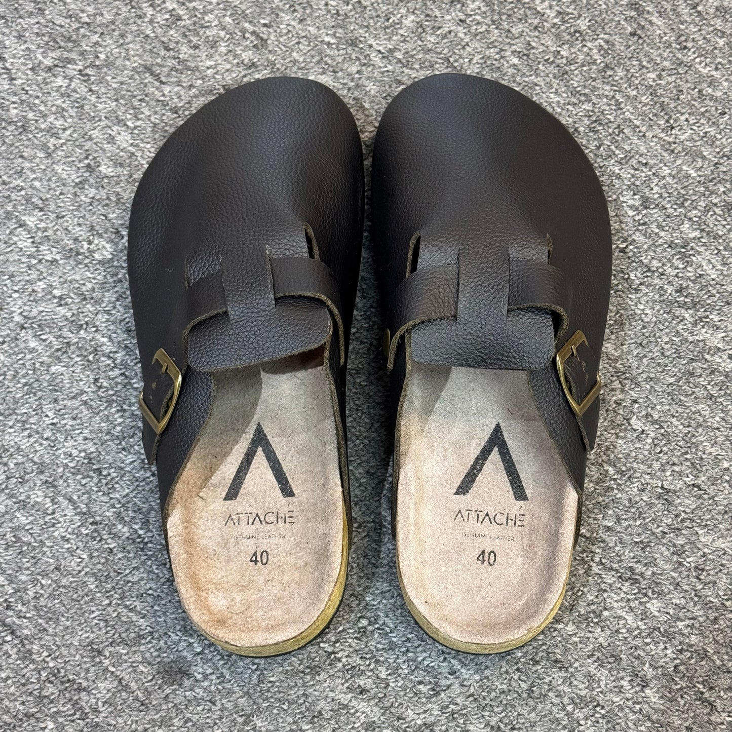 Clogs Premium Black Tumbled Leather V2