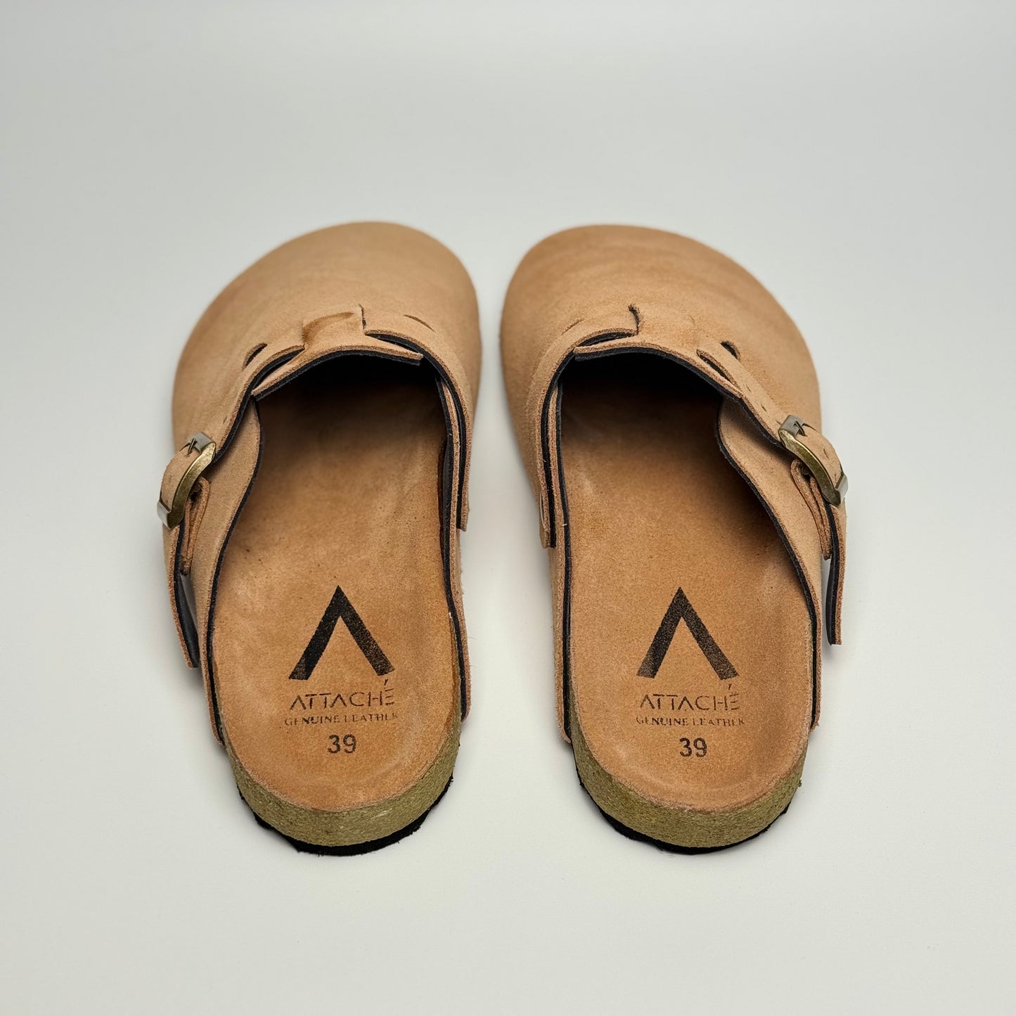 Clogs Premium Genuine Leather Slip-on “Salmon”