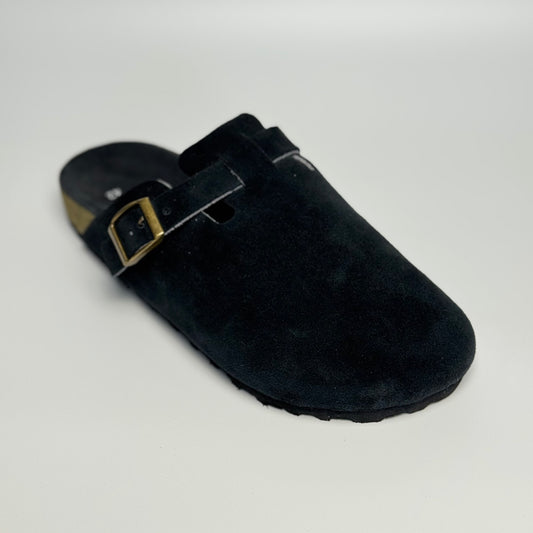 Clogs Premium Genuine Leather Slip-on "Blackout"
