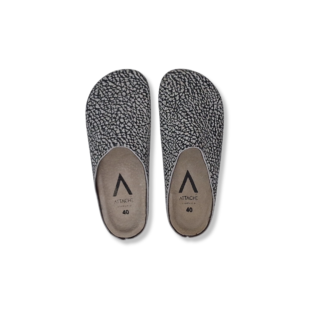 Size 40 - Mule Elephant Print Leather