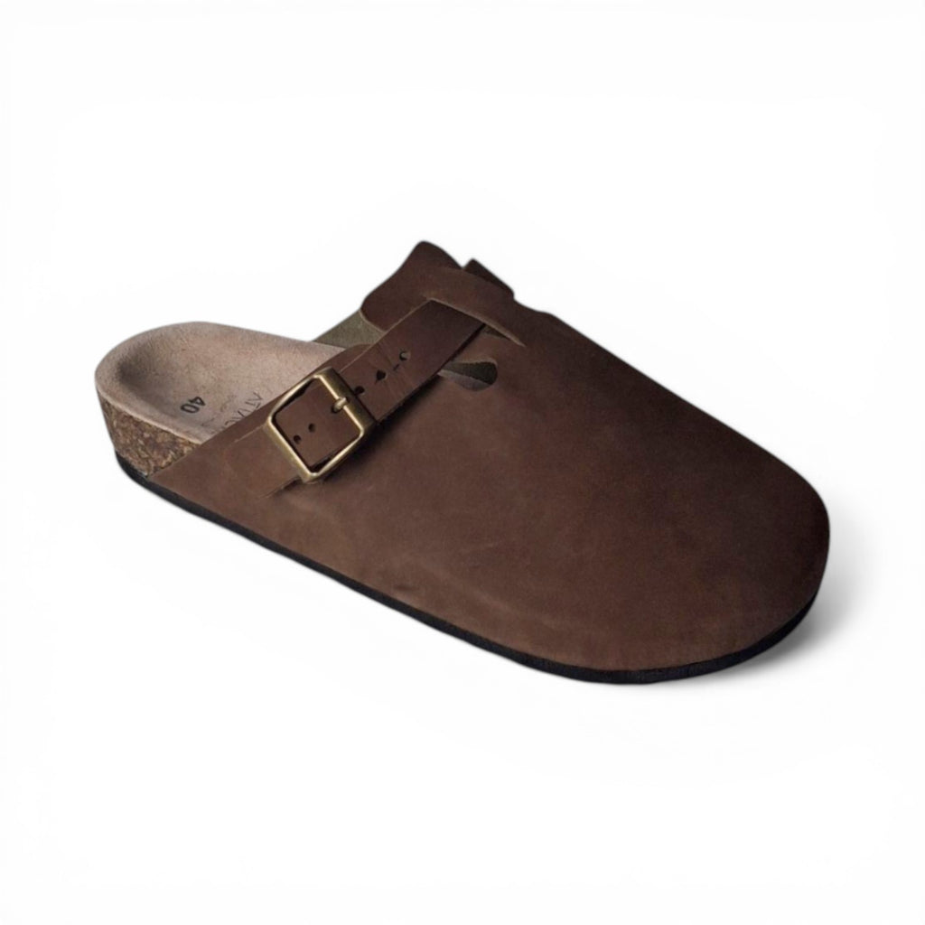 Size 39, 40 - Clogs Mocha Napa Leather