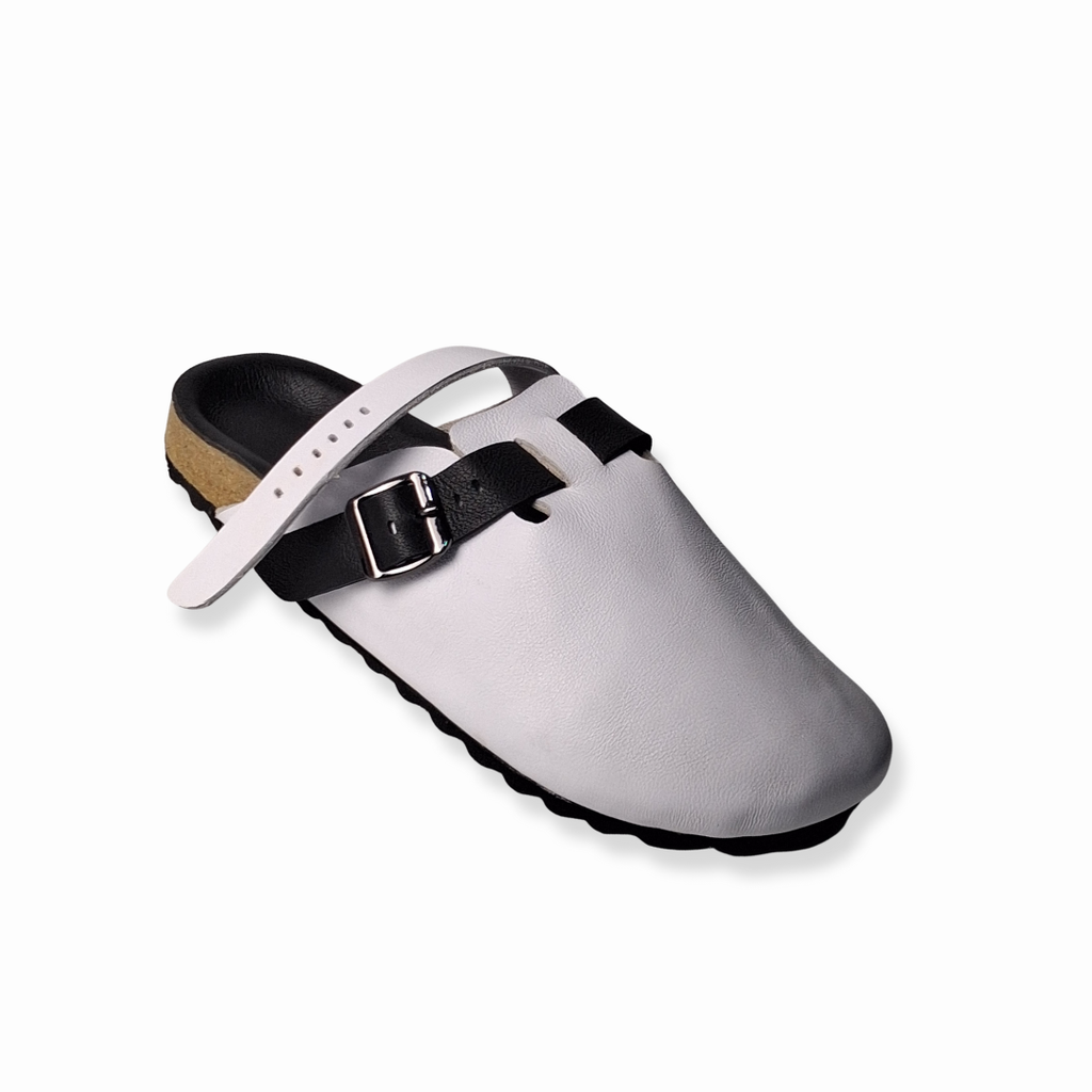 SIZE 43 ONLY: Interchangeable Strap Concept Clogs Genuine Leather
