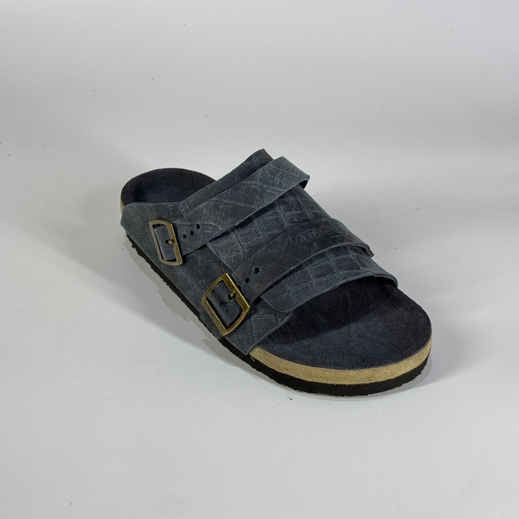 LAST CHANCE SALE: Passeo Double Buckle Genuine Leather "Midnight Navy"