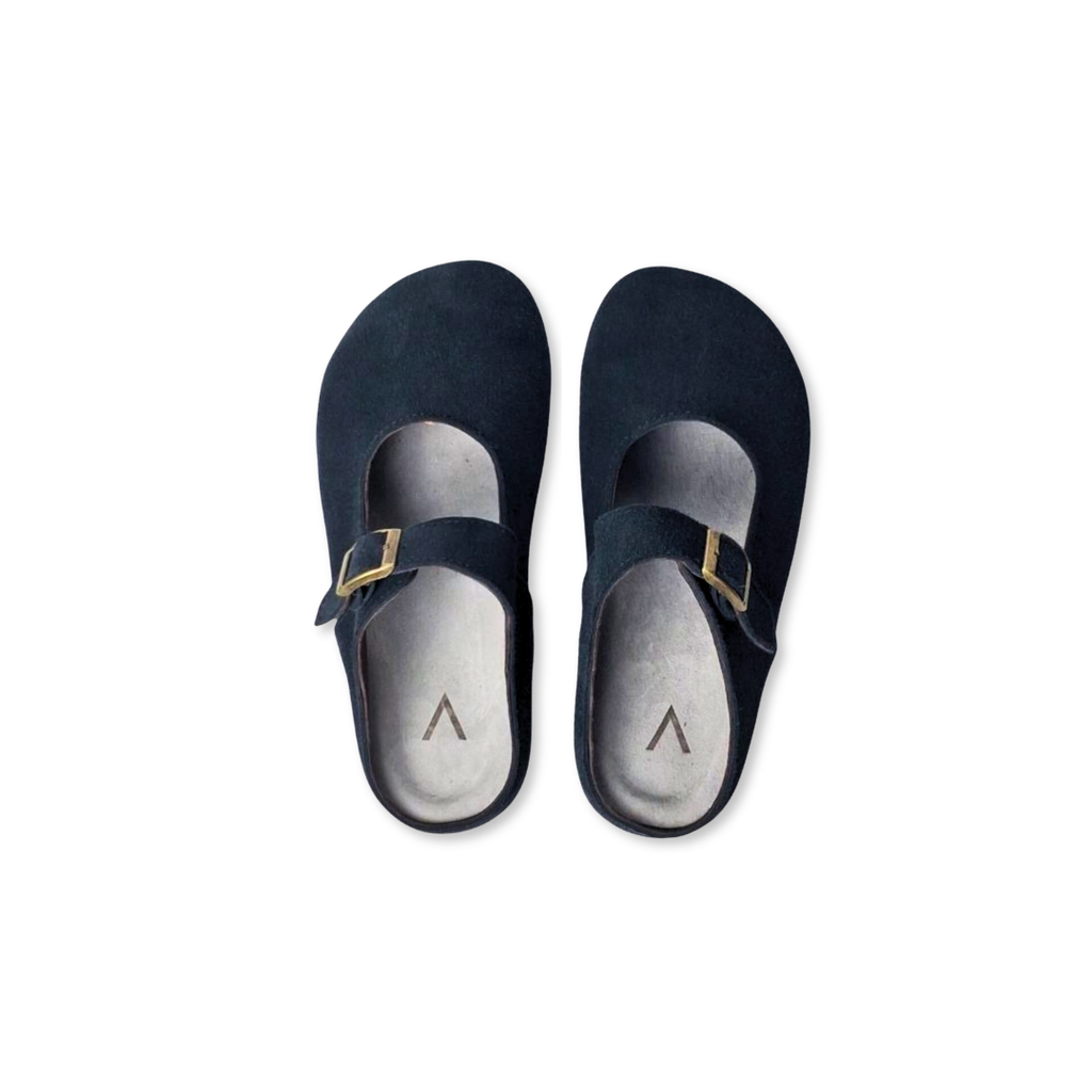 MJ Clogs V2 Non-Slip Prototype Black Suede Leather