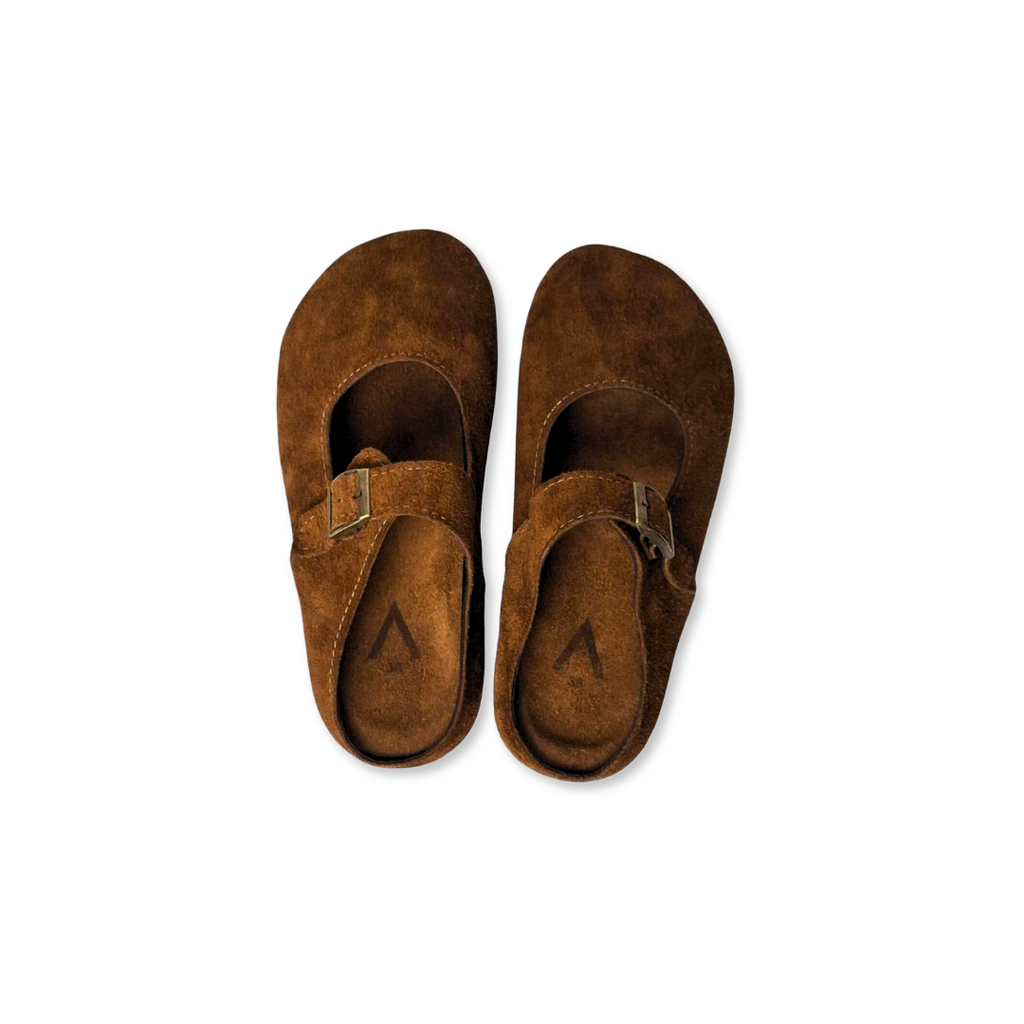 MJ Clogs V2 Non-Slip Prototype Tobacco Brown Suede Leather