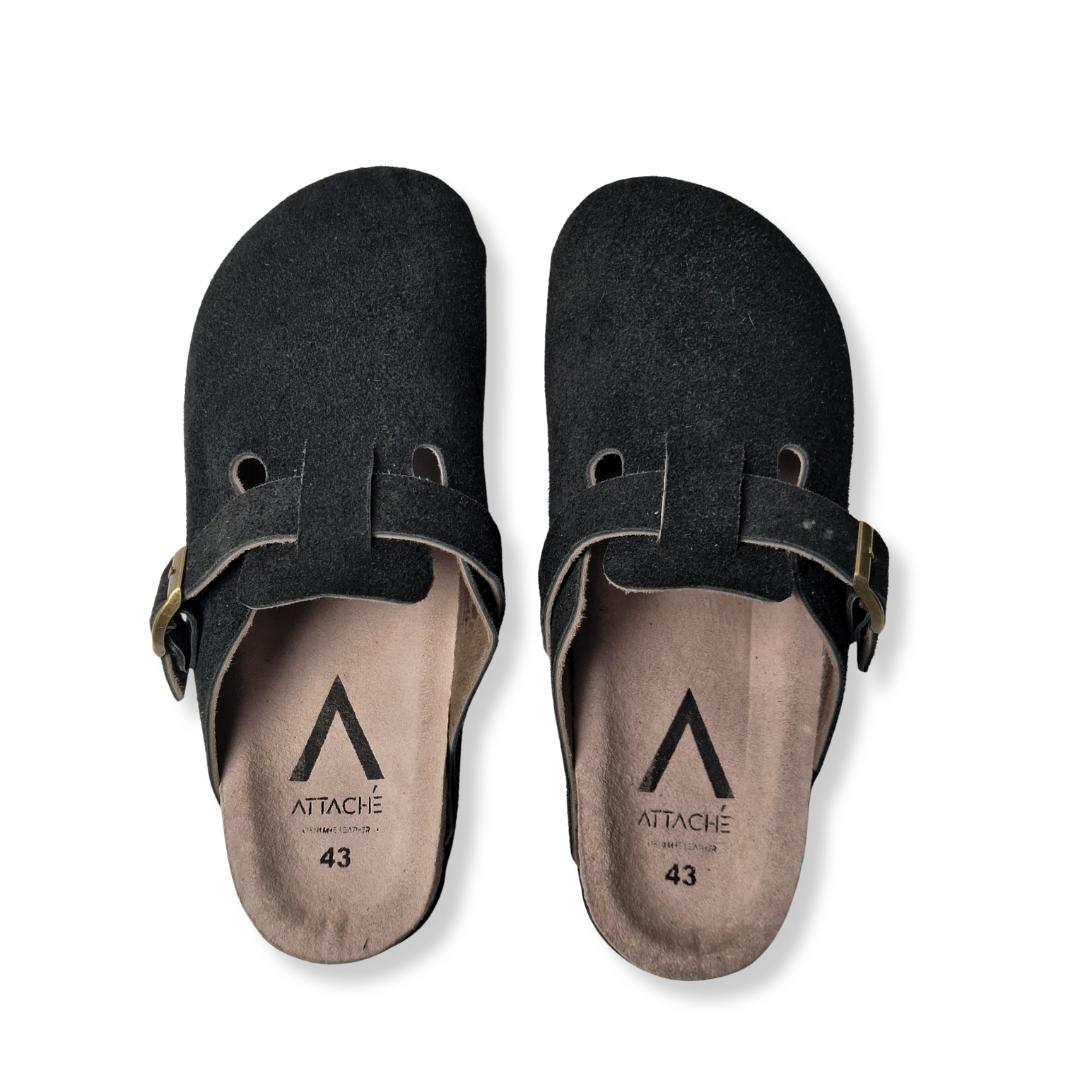 Clogs 2026 "Black Suede"