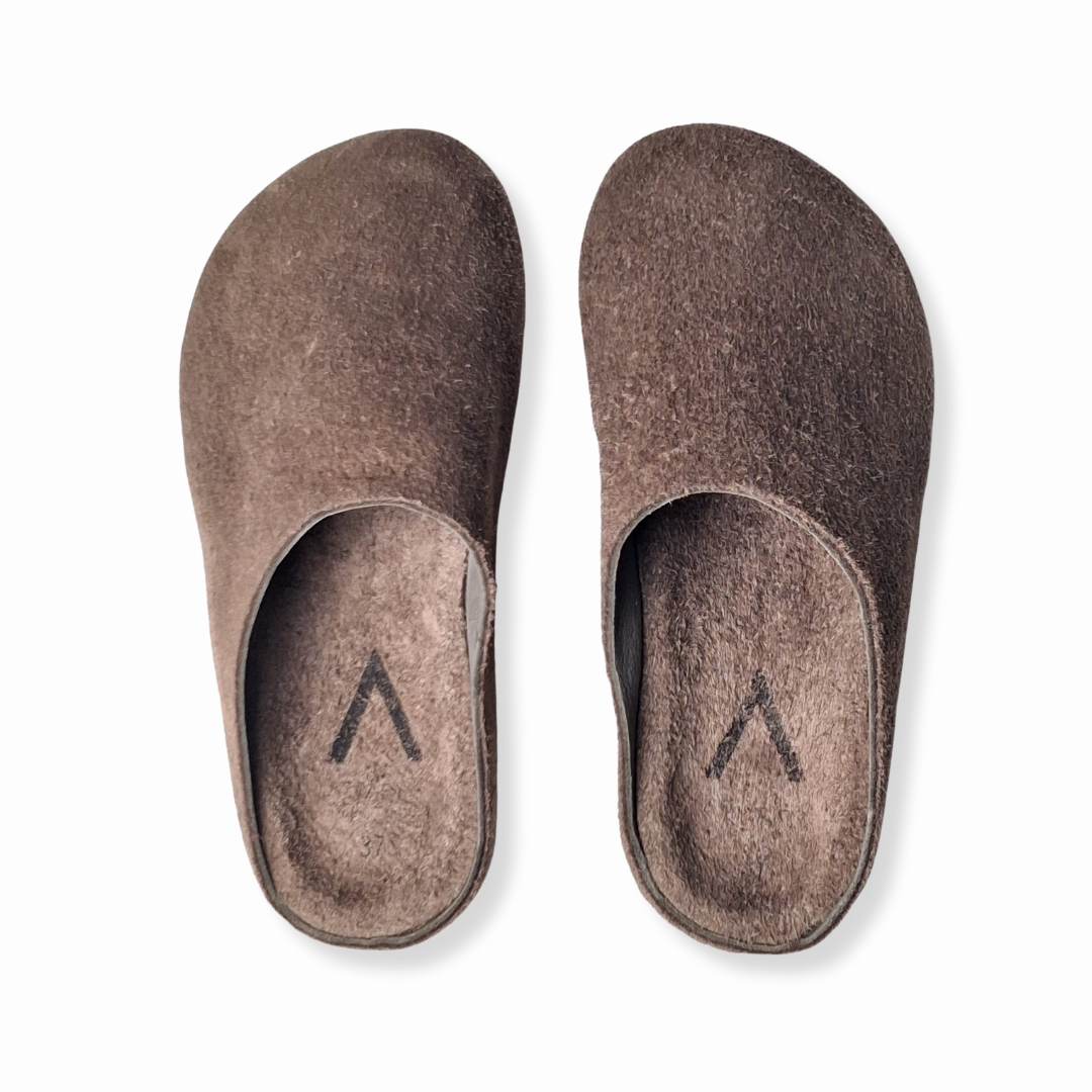 SIZE 35, 37 ONLY: Cafe Noir MULE Genuine Bovine Leather