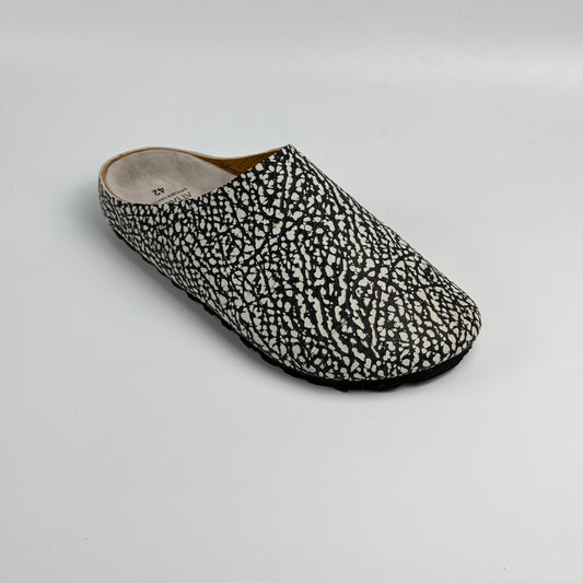 Premium Mule Genuine Leather “Elephant Print”