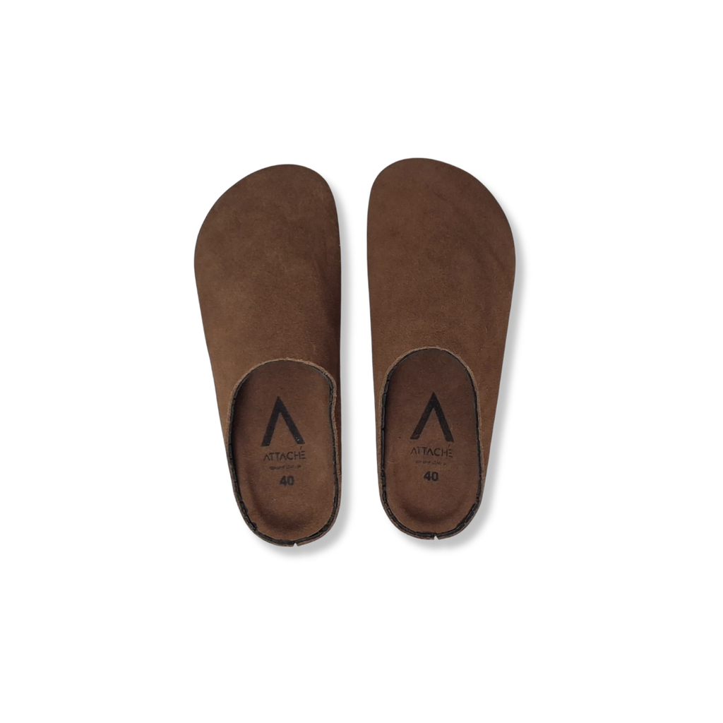 Size 40 - Mule Mocha Suede Leather