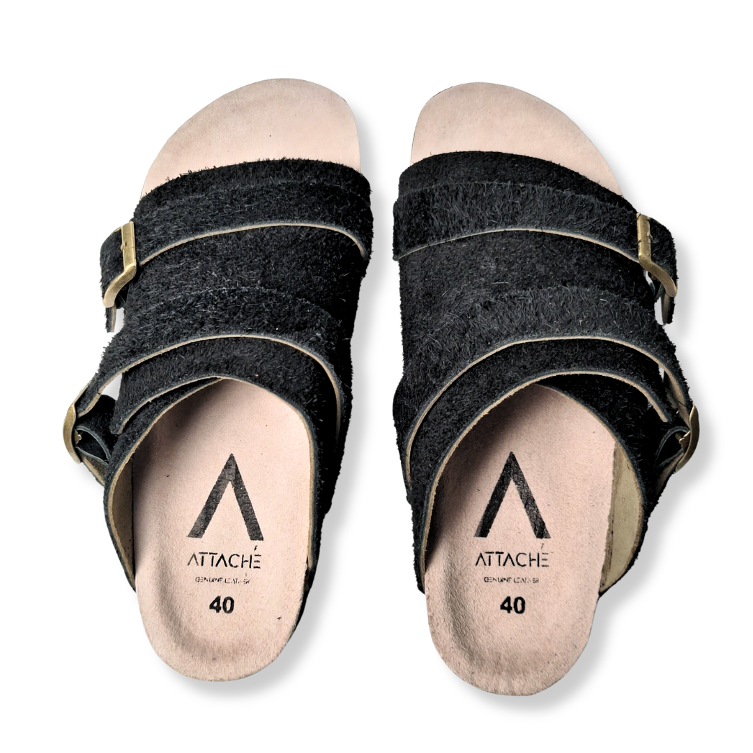 Passeo Double Buckle 2026 "Black Suede"