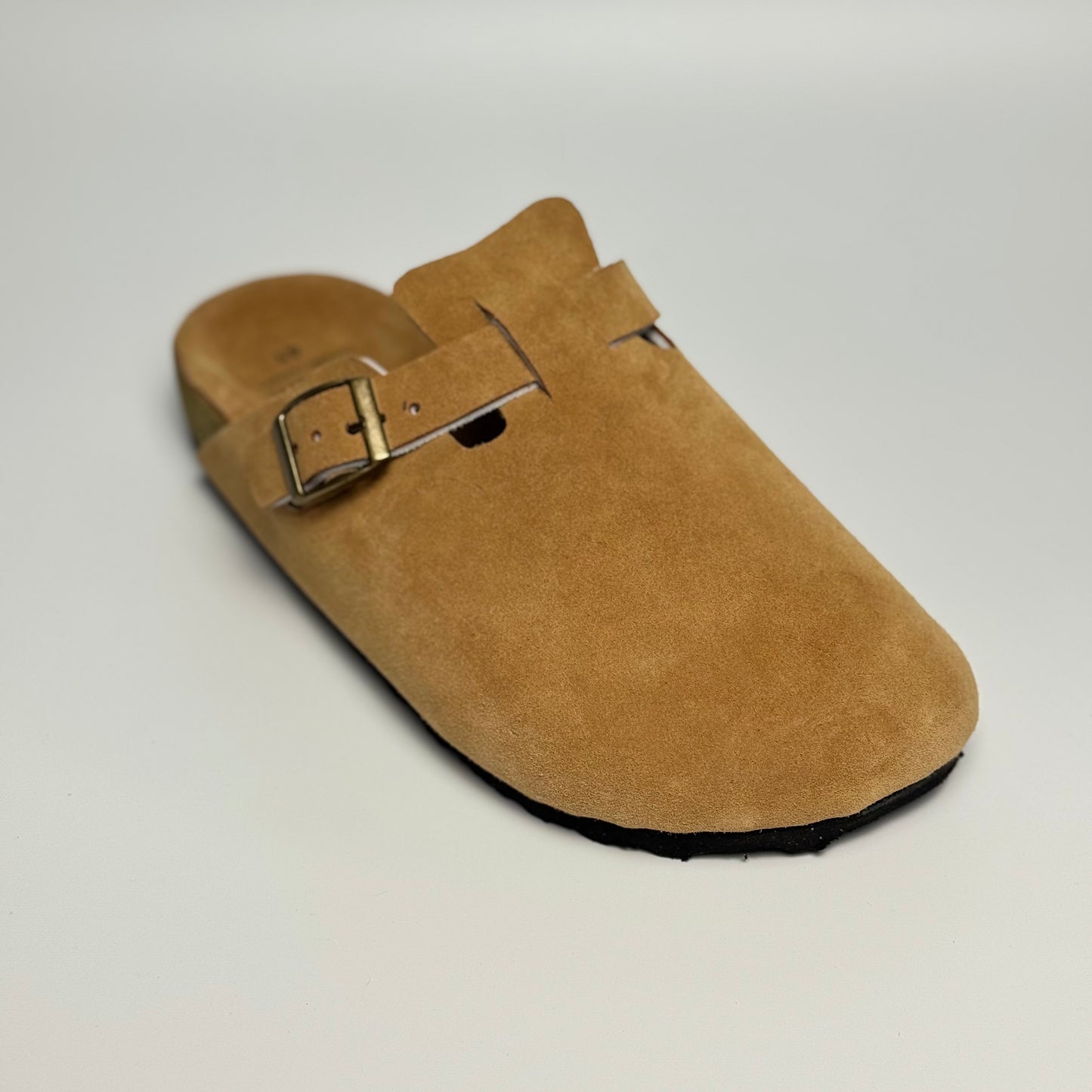 Clogs Premium Genuine Leather Slip-on "Tan"