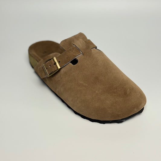 Clogs Premium Genuine Leather Slip-on "Mocha V3"