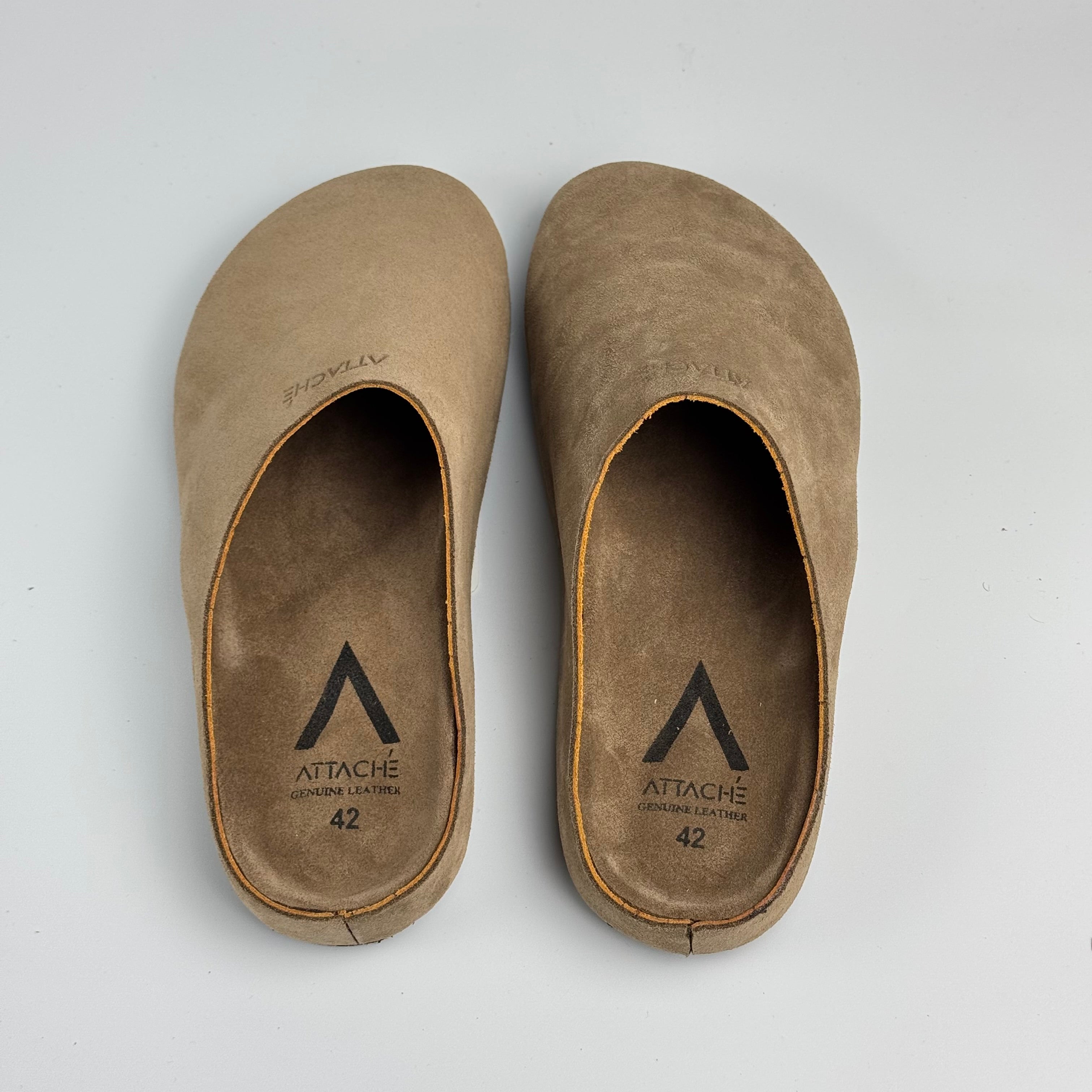 Premium Mule Genuine Suede Leather “Mocha”