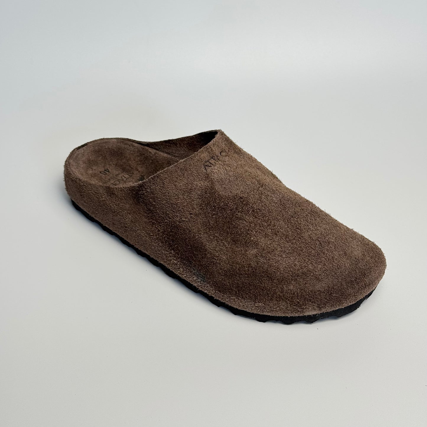Mule Lite Soft Suede Leather “Cafe Noir”