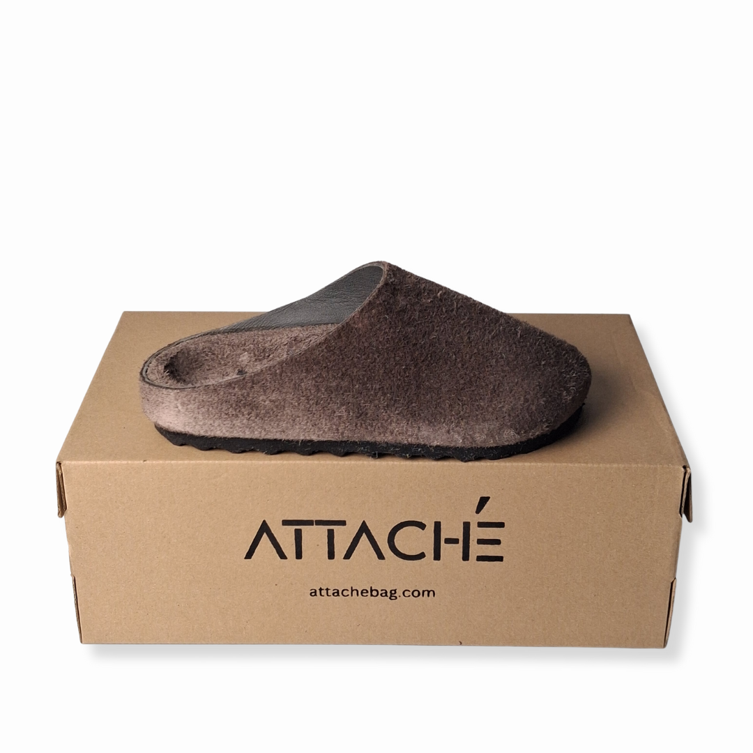 SIZE 35, 37 ONLY: Cafe Noir MULE Genuine Bovine Leather