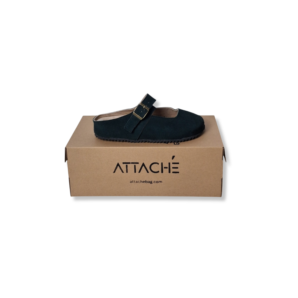 MJ Clogs V2 Non-Slip Emerald Suede Leather