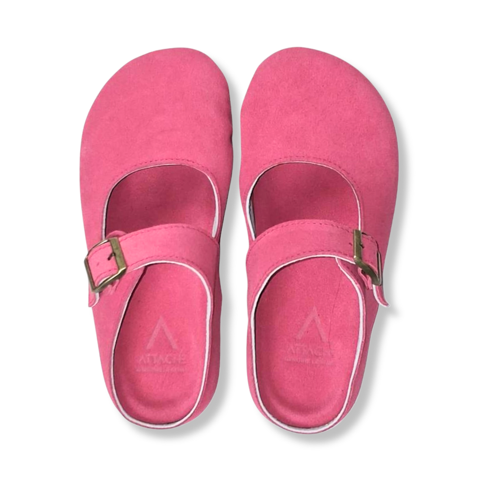 PREORDER: MJ Clogs V2 Non-Slip Blush Pink Suede Leather