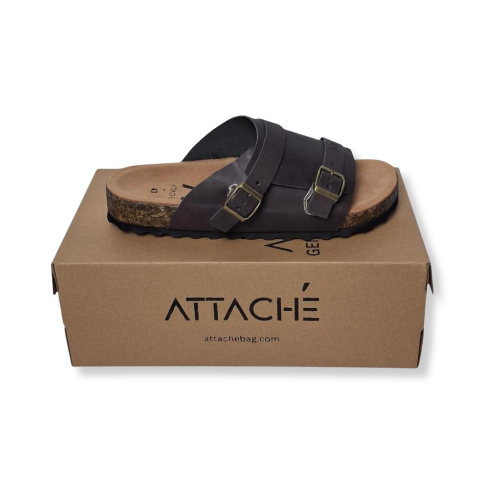 Passeo Double Buckle 2026 Dark Choco Napa Leather