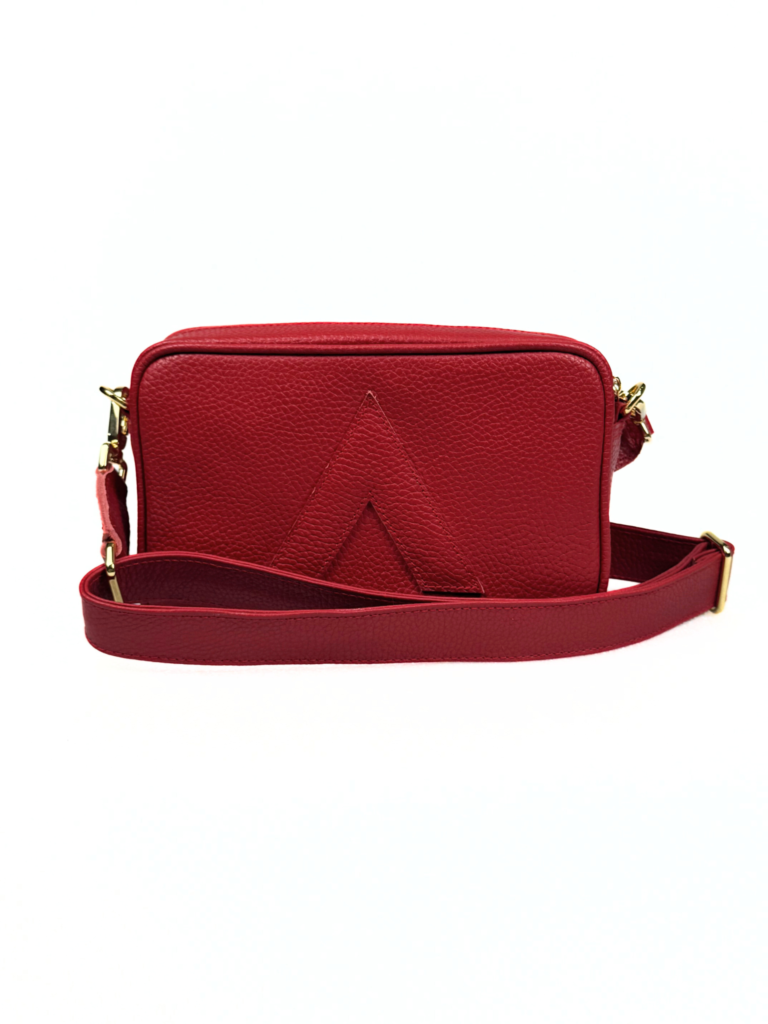 Attaché CNVRT Convertible 3-in-1 Genuine Leather Bag in Red