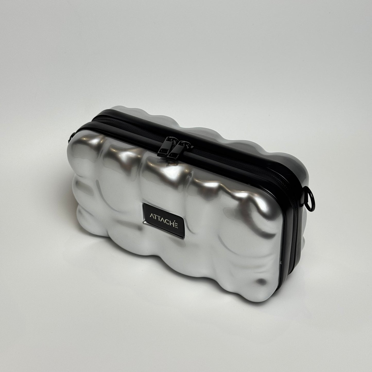 Silver Bubble Mini Luggage Bag