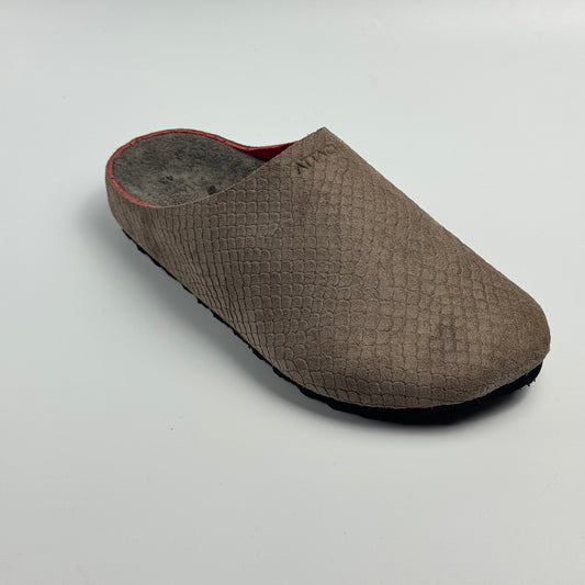 Mule Dragon Skin “Mocha” Limited Ed - Genuine Leather