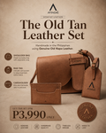 PREORDER: Attaché Old Tan Leather Set