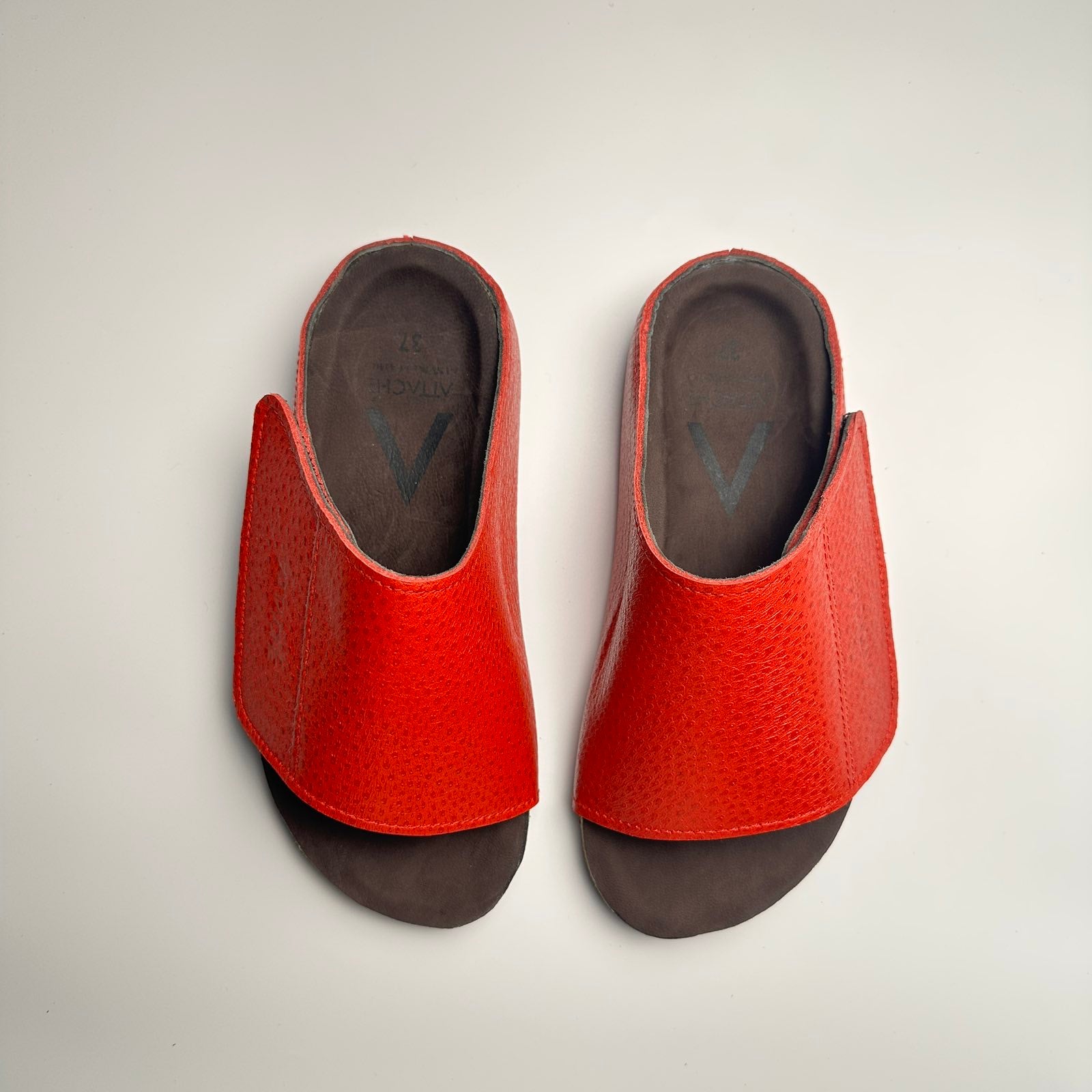 Size 37 Last Pair: Terra Slides Flex Scarlet (limited to 10 pairs)